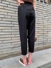 【现货】夏季新款弹力码休闲裤，女装休闲裤，淳·清衣社