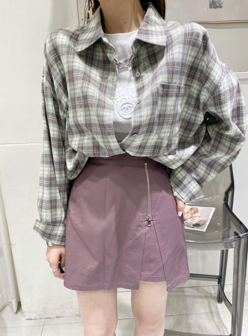 春，格子衬衣，女装，贰十三