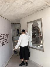 【现货】2021春新款立体侧开缝拉链套头卫衣，女装卫衣/绒衫，壹题YITI