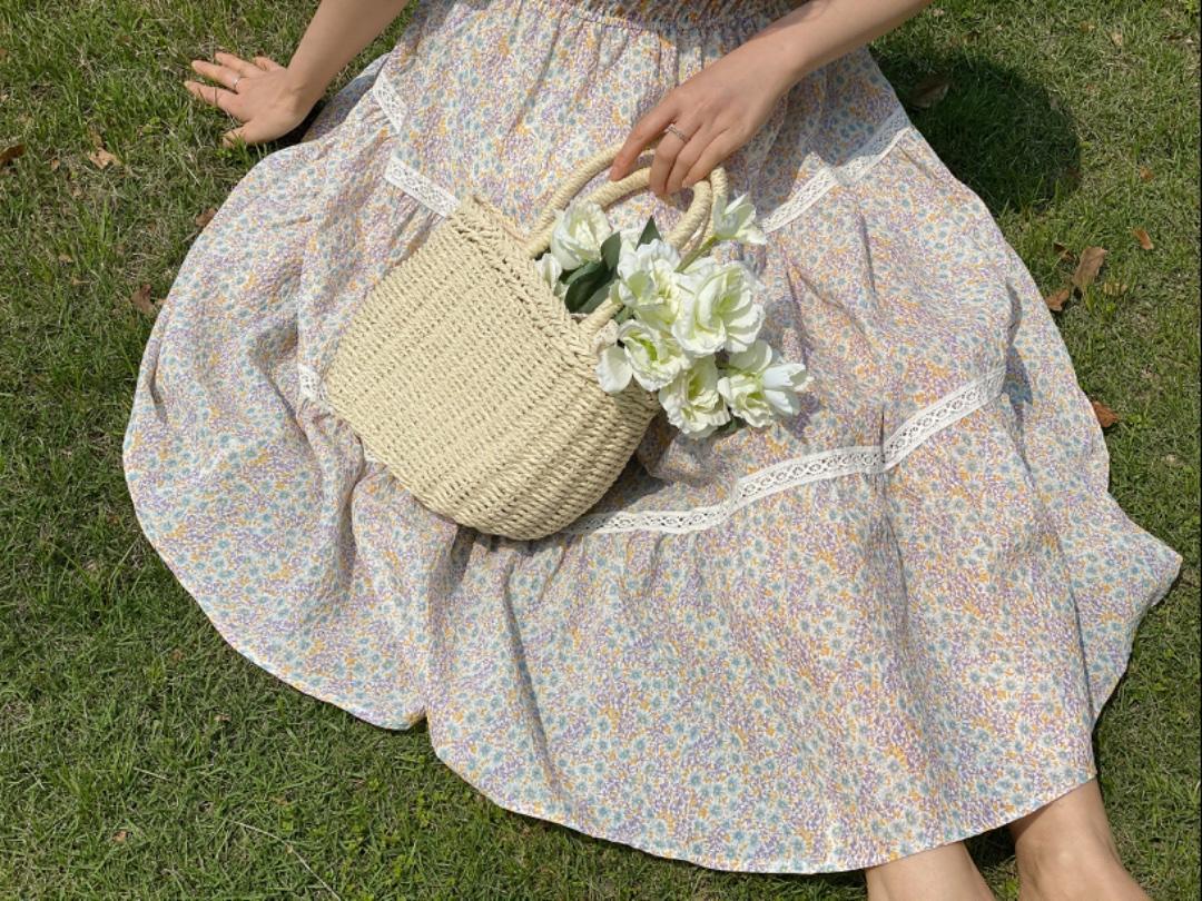 宫廷风连衣裙，女装连衣裙，Must Bloom