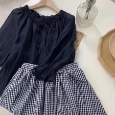 纯苎麻小衫。，女装，D壹
