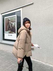 9813款90白鸭绒超美显瘦不臃肿 廓形版型遮肉,女装,蓝衣可