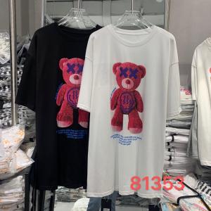 【后背蕾丝】镂空小熊T,女装,Ti Ti