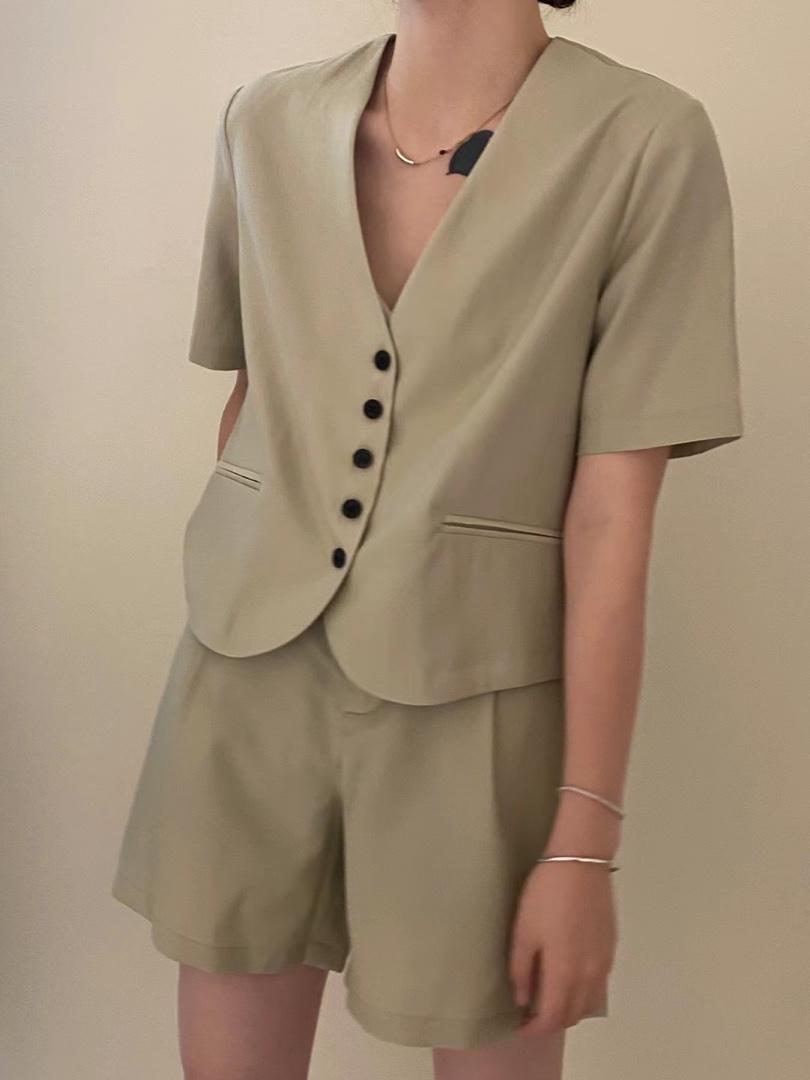 夏季小西装套装，女装西装，嫒可儿