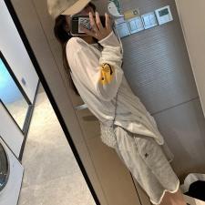 笑脸防晒罩衫，女装，XTZ style