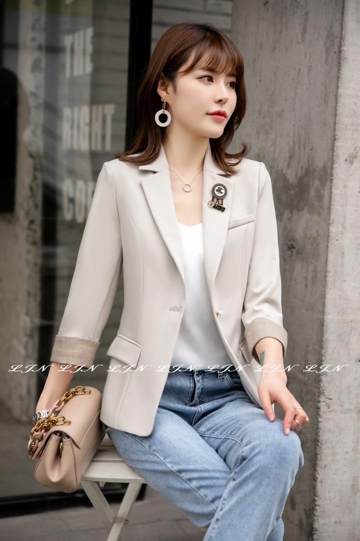 收腰小西装外套，女装西装，莲佳妮