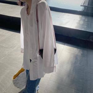 设计师款抽绳衬衣，女装，cong 聪+