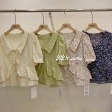 韩版荷叶边小衫，女装，WW9