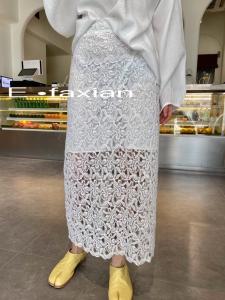 两色蕾丝半裙,女装半身裙,E.FAXIAN伊发现