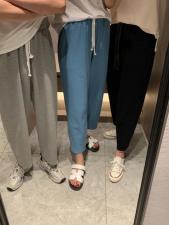 【现货】慵懒茧型华夫格奶奶裤，女装，海维恩