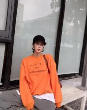 加绒卫衣，女装卫衣/绒衫，尚映