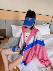 拼色时尚防晒衣,女装,格乐