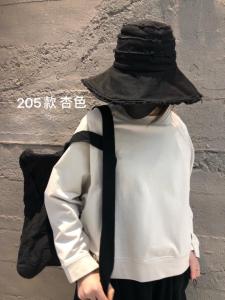 现货 春简易设计感百搭圆领长袖纯色女卫衣,女装卫衣/绒衫,ABout阿布