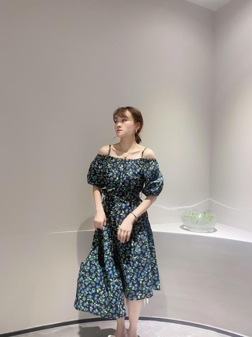 【现货】设计感花包连衣裙，女装连衣裙，驿谷