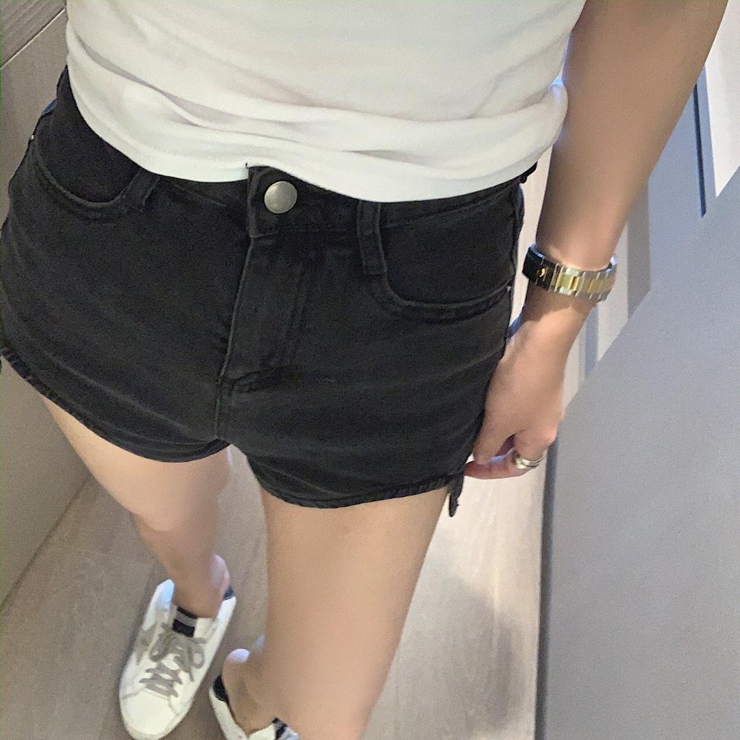 不规则牛仔短裤，女装，XTZ style