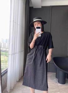 【现货】新款欧货假两件连衣裙，两色ML,女装连衣裙,AT(2F)