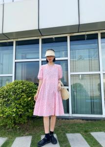 夏季新款连衣裙,女装连衣裙,日の谷