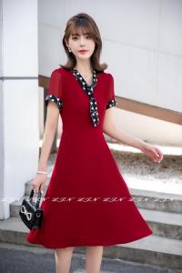 连衣裙 简单大方,女装连衣裙,莲佳妮