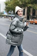 谦度冬装羽绒D305，女装，谦度