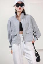 双面针织休闲外套，女装，佳伶百色