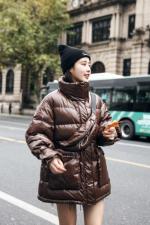 谦度冬装羽绒D305，女装，谦度