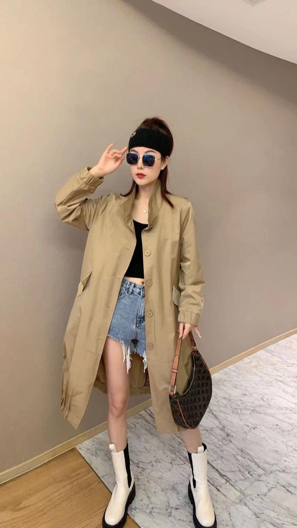 现货春款风衣，女装风衣，格格依恋