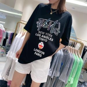 【现货】2021 优彩夏季新款重工大板T字母T，女装，优彩