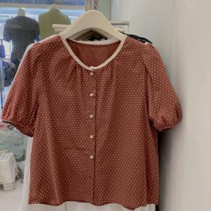 拼蕾丝边 衬衣,女装,molly fits