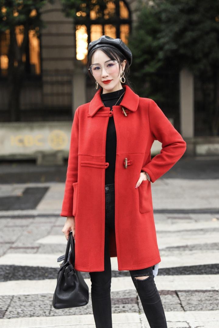 冬季韩版大衣，女装，春语雨桐