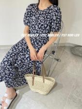 新款碎花连衣裙，女装连衣裙，FST