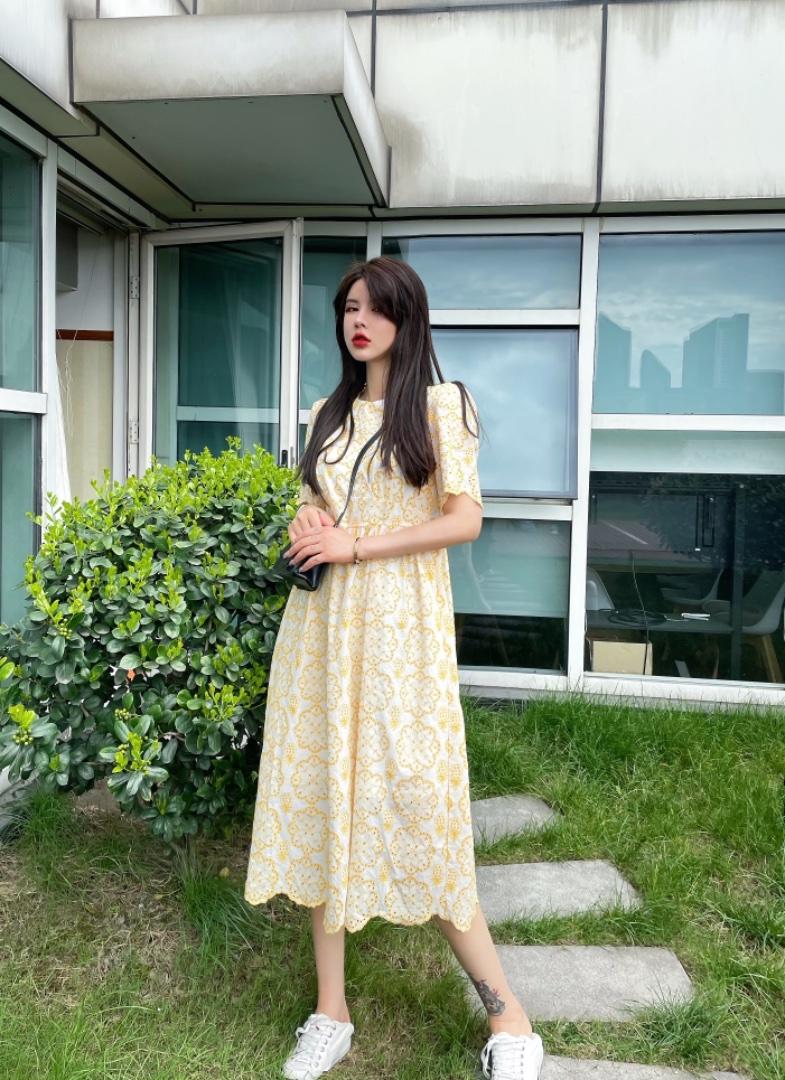 【现货】夏季新款韩版连衣裙，女装连衣裙，IECE