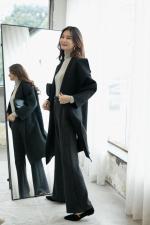 冬季新款双面羊绒大衣，女装，拉嘉图