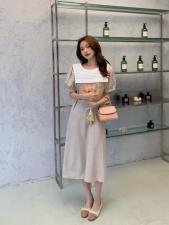 新款!两面穿韩版简约翻领连衣裙，女装连衣裙，FUXINXIN 福歆歆