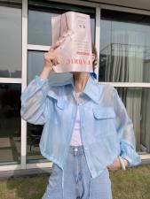 【现货】夏季韩版防晒衣，女装，YEAXIU(6F)