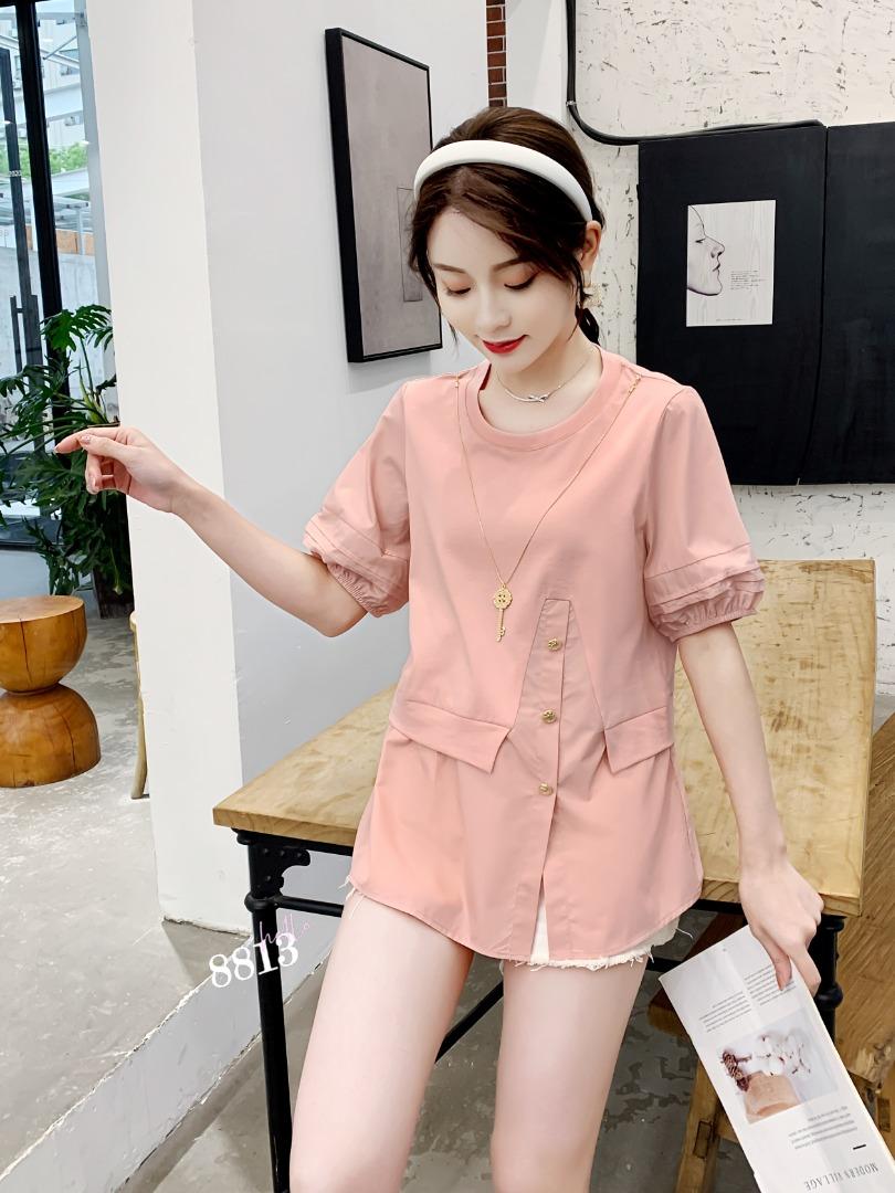 休闲小清新上衣，女装，美依菱