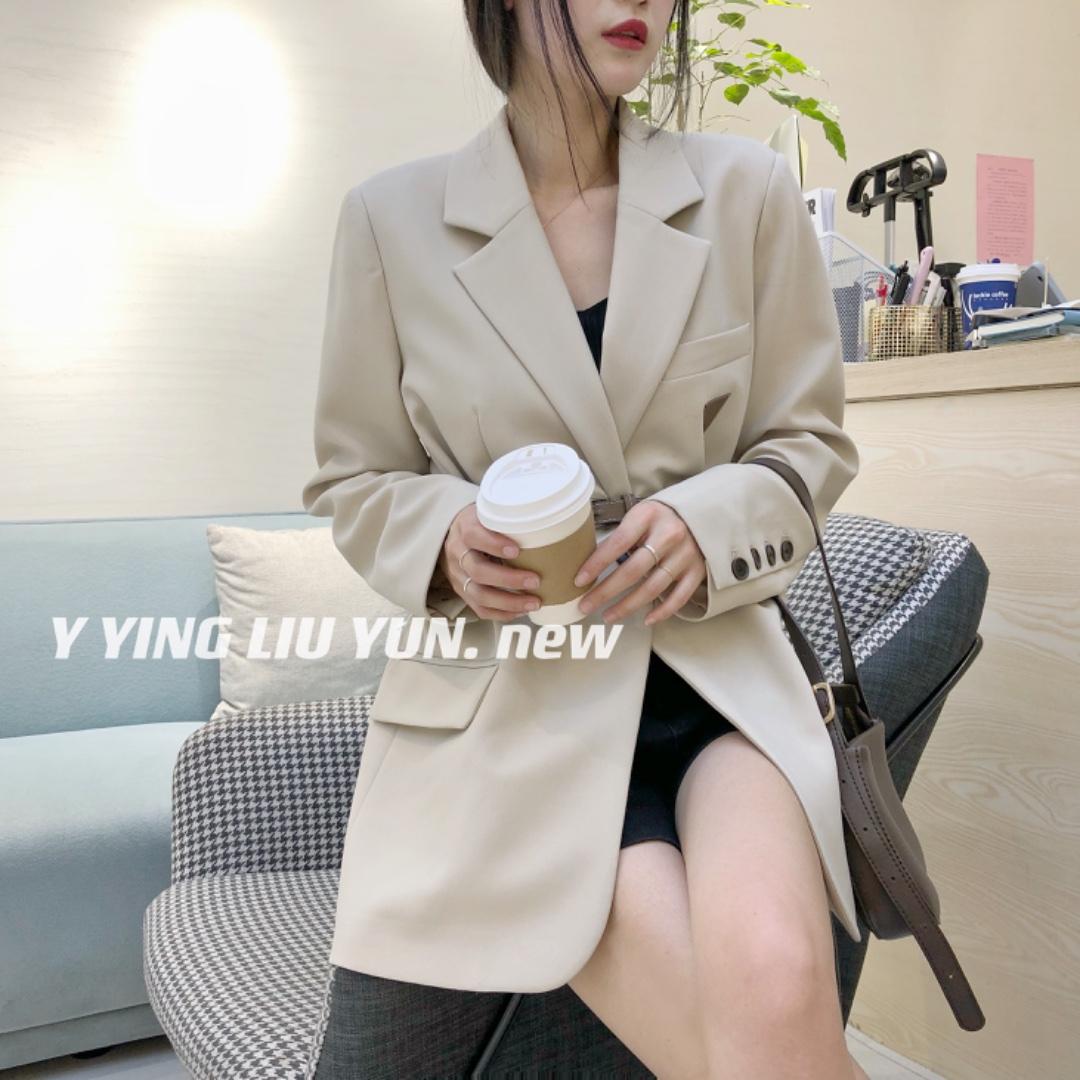 韩版带标款腰带连衣裙，女装连衣裙，迎盈柳韵