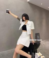 现货夏季新款套装，女装职业装，INSEVEN