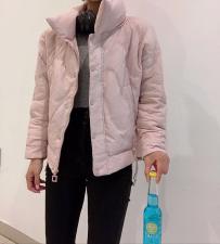 压线立领90羽绒SML，女装，尚映