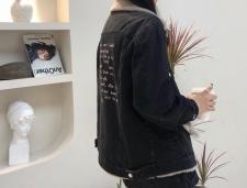 冬季加绒牛仔外套，女装，衣生缘