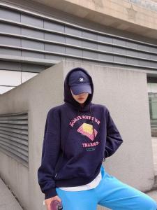 百搭连帽卫衣卫衣SM,女装卫衣/绒衫,尚映