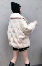 SGH2095欧范围脖领刺绣印花小众百搭百分百羽绒外套，女装，L·H·X