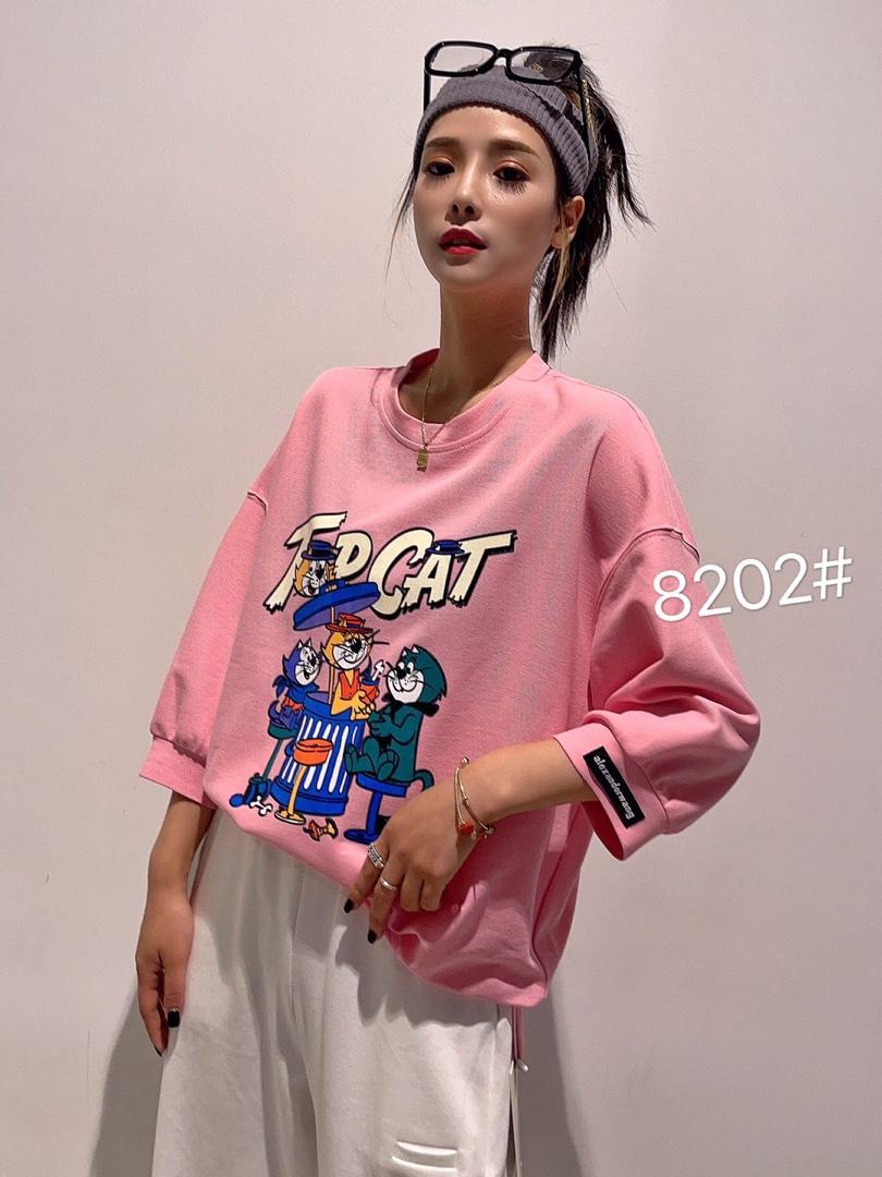 现货，夏季七分袖卫衣，女装卫衣/绒衫，柏旺阁