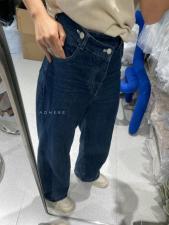 现货薄款牛仔裤版型超赞sml，女装牛仔裤，ADHERE