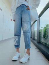 2121春装重工牛仔裤，女装牛仔裤，柚格