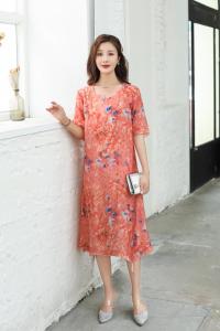 夏季大版连衣裙冰丝麻小清新,女装连衣裙,矢口日慧