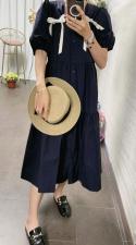 【现货】夏季新款韩版纯色连衣裙，女装连衣裙，KEYI