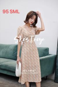 定制花色连衣裙,女装连衣裙,春花与熙南