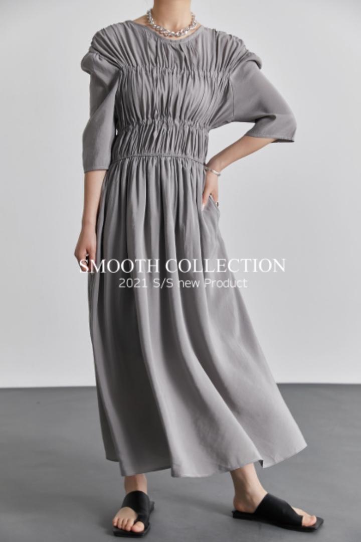 设计感连衣裙，女装连衣裙，SMOOTH