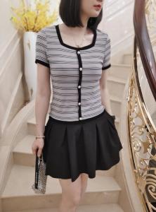 小香风棉T,女装,赫琳娜
