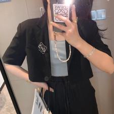 短袖薄西装，女装西装，XTZ style